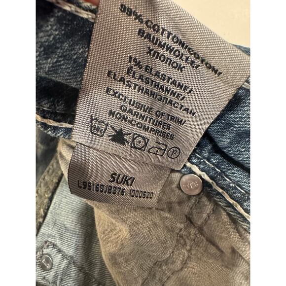 Vintage Y2K Silver Jeans Co Suki Medium Wash Low Rise Bootcut Jeans Size 30 - Picture 7 of 7